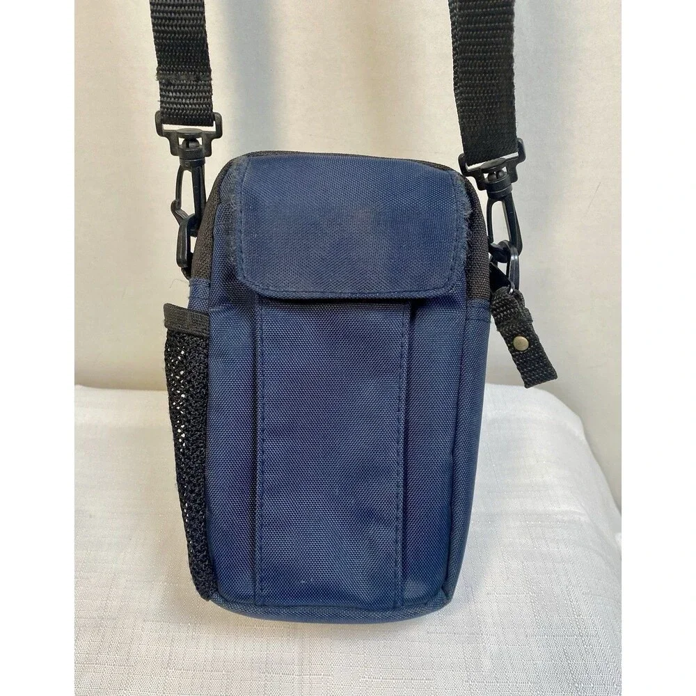 Vintage Camera Bag Shoulder Strap Padded Cloth/Nylon 7x4 G.H. Bass